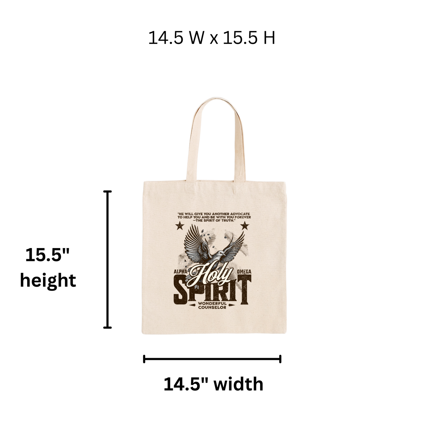 Be Still and Know Canvas Tote Bag